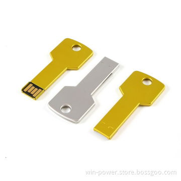 Metal Key Shape USB Flash Drive for Customized Color 126B